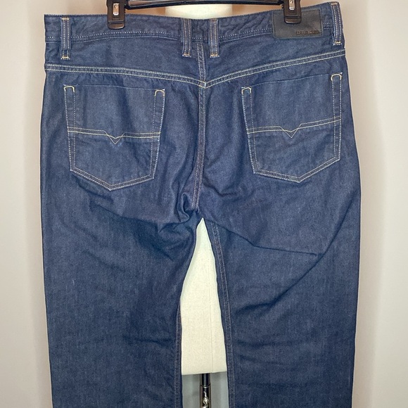 Diesel 'Viker' Regular-Straight Denim Jeans in Dark Blue (36W x 32L) - Picture 6 of 9